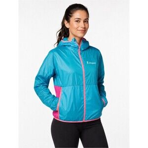 Cotopaxi Teca Windbreaker Jacket Blue Pink Colorblock XS Lightweight Gorpcore
